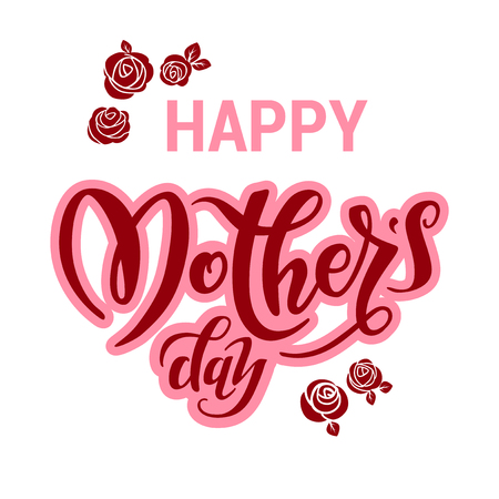 Mothers Day holiday rose.のイラスト素材