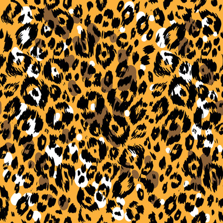 Fashion animal skin. Textured seamless pattern. Nature background