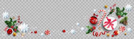 Winter decorative composition.のイラスト素材