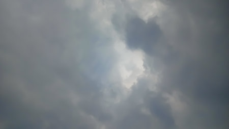 Clouds in the sky during the day as an abstract background.