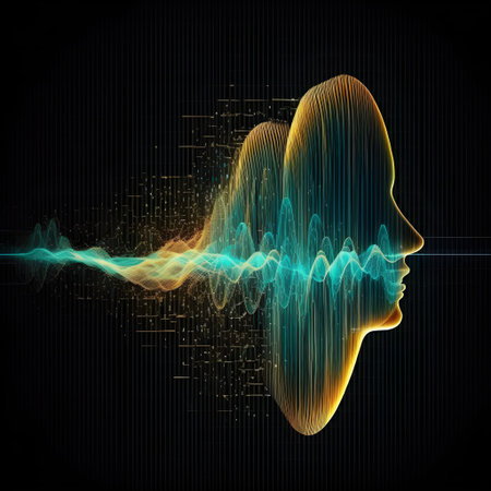 Transmission of sound, sound wave, illustration