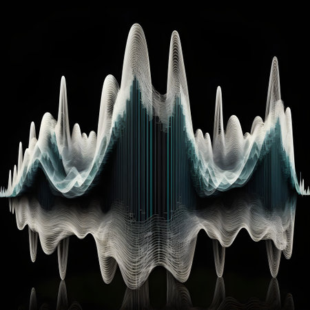 Transmission of sound, sound wave, illustration