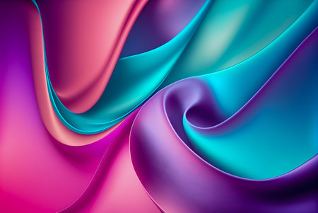Toned pink purple blue teal shiny surface background illustrationの写真素材