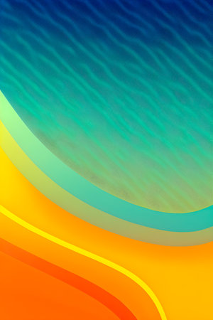 Gradient colors background, multicolor illustration, AI Generatedの素材