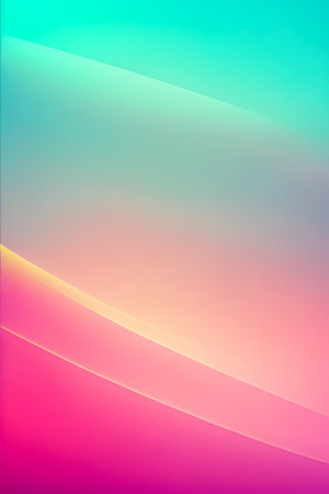 Gradient colors background, multicolor illustration, AI Generatedの素材