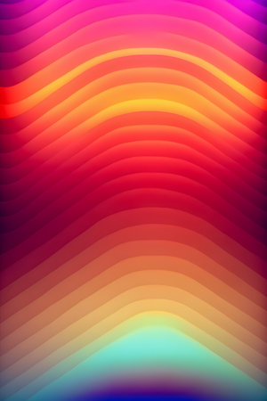 Gradient colors background, multicolor illustration, AI Generatedの素材