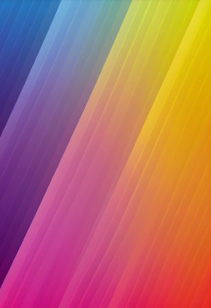 Gradient colors background, multicolor illustration, AI Generatedの素材