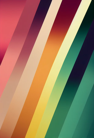 Gradient colors background, multicolor illustration, AI Generatedの素材