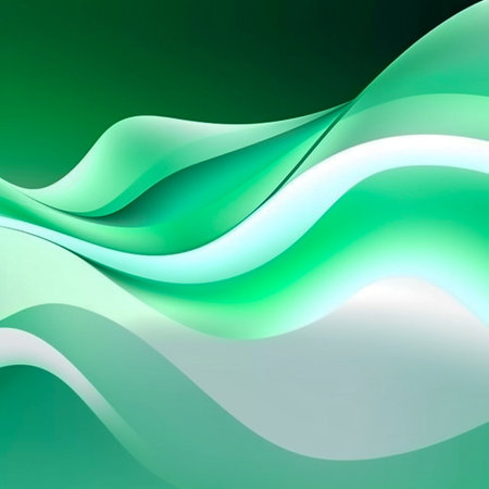 Abstract wave background, trendy pattern, AI Generatedの素材
