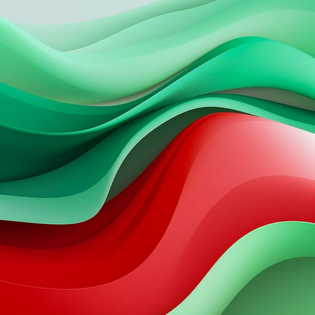 Abstract wave background, trendy pattern, AI Generatedの素材