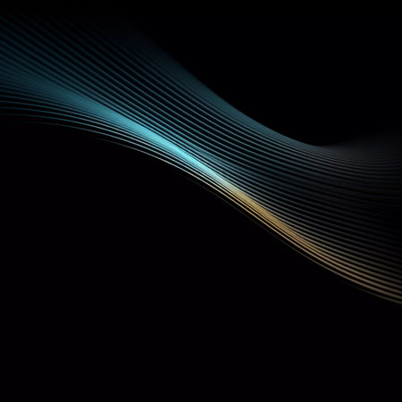 Abstract wave background, trendy pattern, AI Generatedの素材