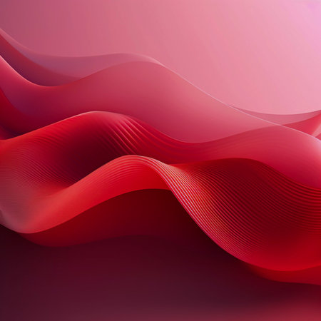 Abstract wave background, trendy pattern, AI Generatedの素材