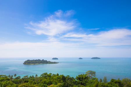 koh chang the beautiful island of Thailandの写真素材