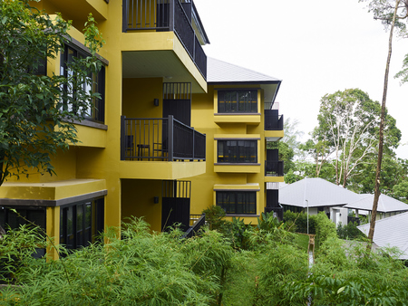 Beautiful hotel interior design at Moo Koh Surinの写真素材