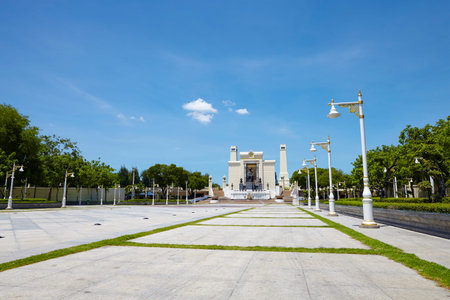 Memorial in Thailand. King RAMA I Memorial Bridge in thailand.の写真素材