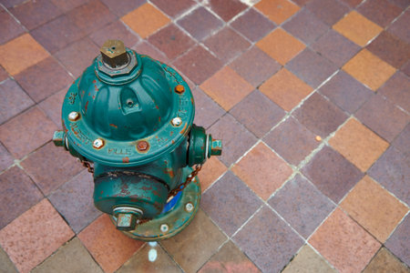 Old  fire hydrant in street