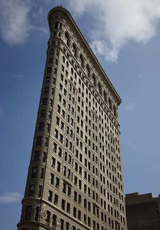 The Flat Iron Building in New York City - USAのeditorial素材