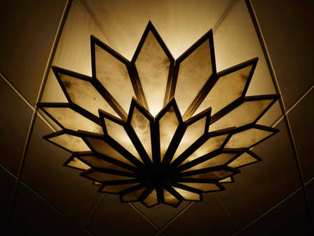 Lamp in hotel - Koreaの写真素材
