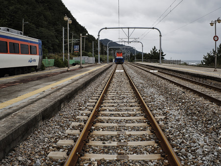 Jeondojin station, South koreaのeditorial素材
