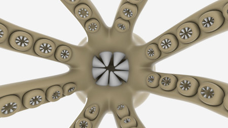 Giant Octopus Computer generated 3D