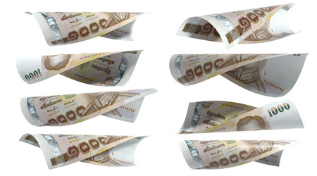 1000 Baht Thai money : Thailand Currency 1000 Bahtの写真素材