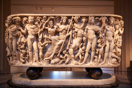 NEW YORK, USA - November 17, 2016: The American museum of Natural History. Upper West Side of Manhattan, Central Park West, NYのeditorial素材