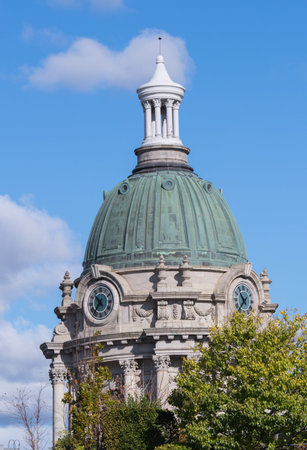 Domed Building : November 15, 2016 in Manhattan, New York City.のeditorial素材
