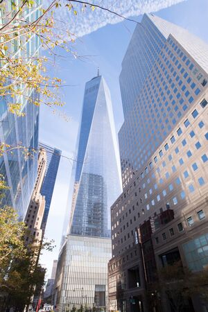 Cityscape view of Manhattan, New York Cityのeditorial素材