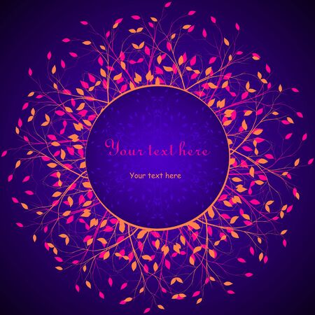 tree branches backgroundのイラスト素材