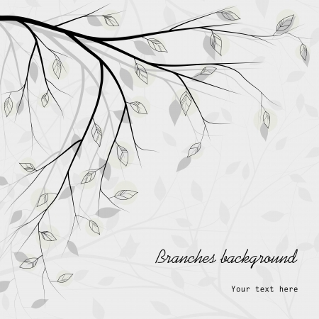 tree branches backgroundのイラスト素材