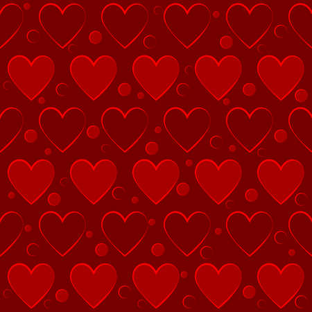 seamless heartsのイラスト素材