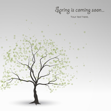 spring treeのイラスト素材