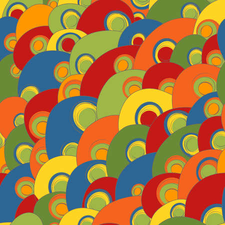  abstract seamless shapesのイラスト素材