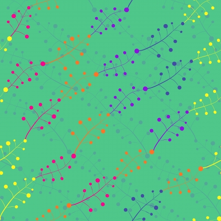 seamless plantsのイラスト素材