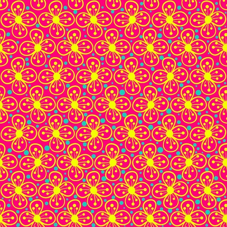 seamless flowersのイラスト素材