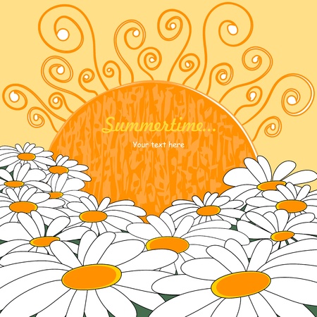 floral backgroundのイラスト素材