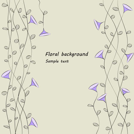 floral backgroundのイラスト素材