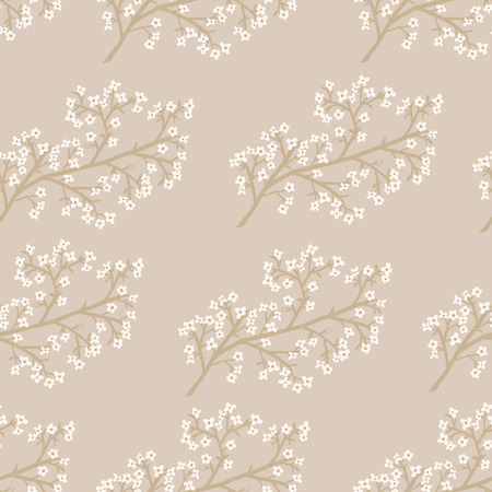 spring seamless branchesのイラスト素材