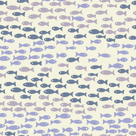 Seamless pattern with small fishのイラスト素材