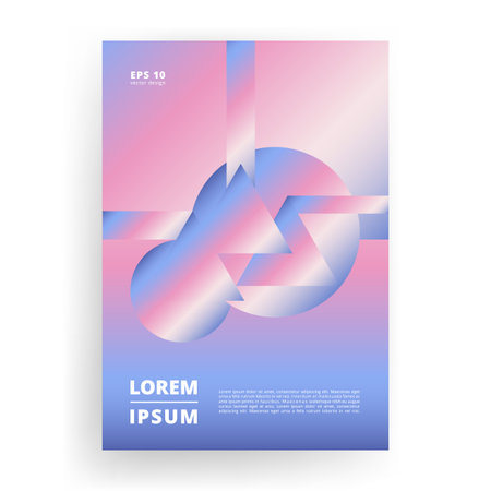 Light coloured abstract cover background.のイラスト素材