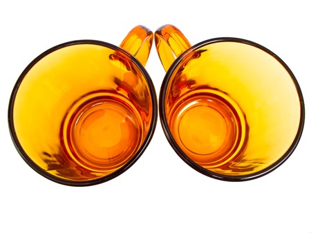 Two  glass cupの写真素材