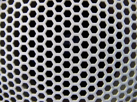 metal grid backgroundの写真素材
