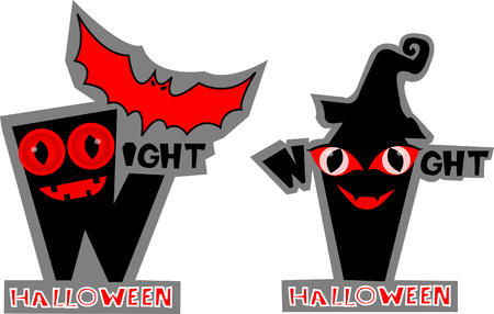 halloween cardのイラスト素材