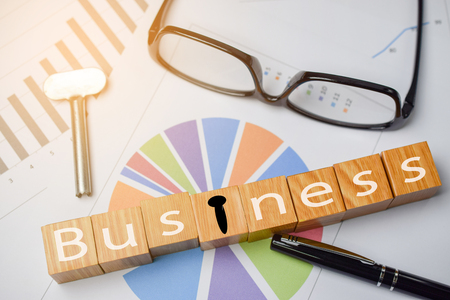 Key for unlock business - business conceptの写真素材
