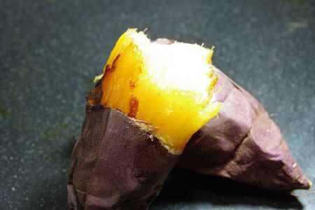 roasted sweet potatoの写真素材
