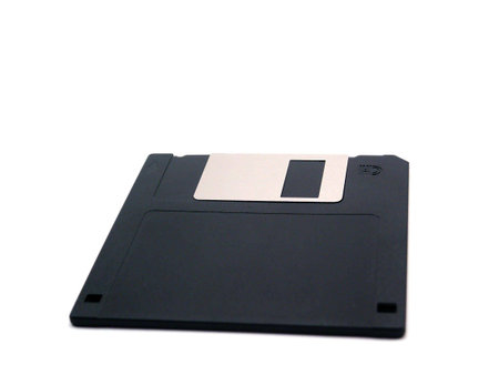 Floppy diskette isloated on white background