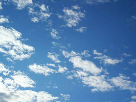 Beautiful summer cloudsの写真素材