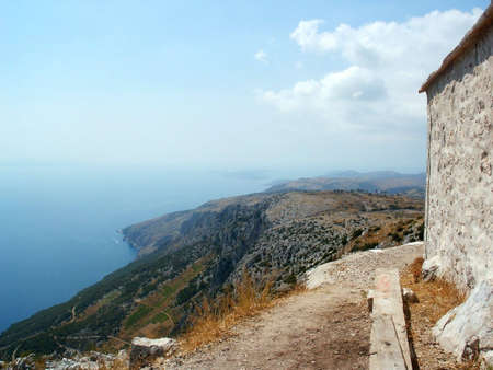 Sea view from croatian island Hvar 4の写真素材