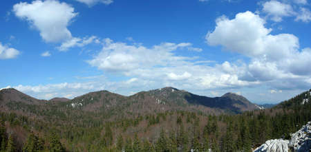 Mountain scene, Velebit, Croatiaの写真素材
