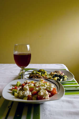Diverse european cuisine arrangementの写真素材
